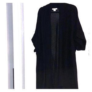 Short sleeve, oversized cardigan